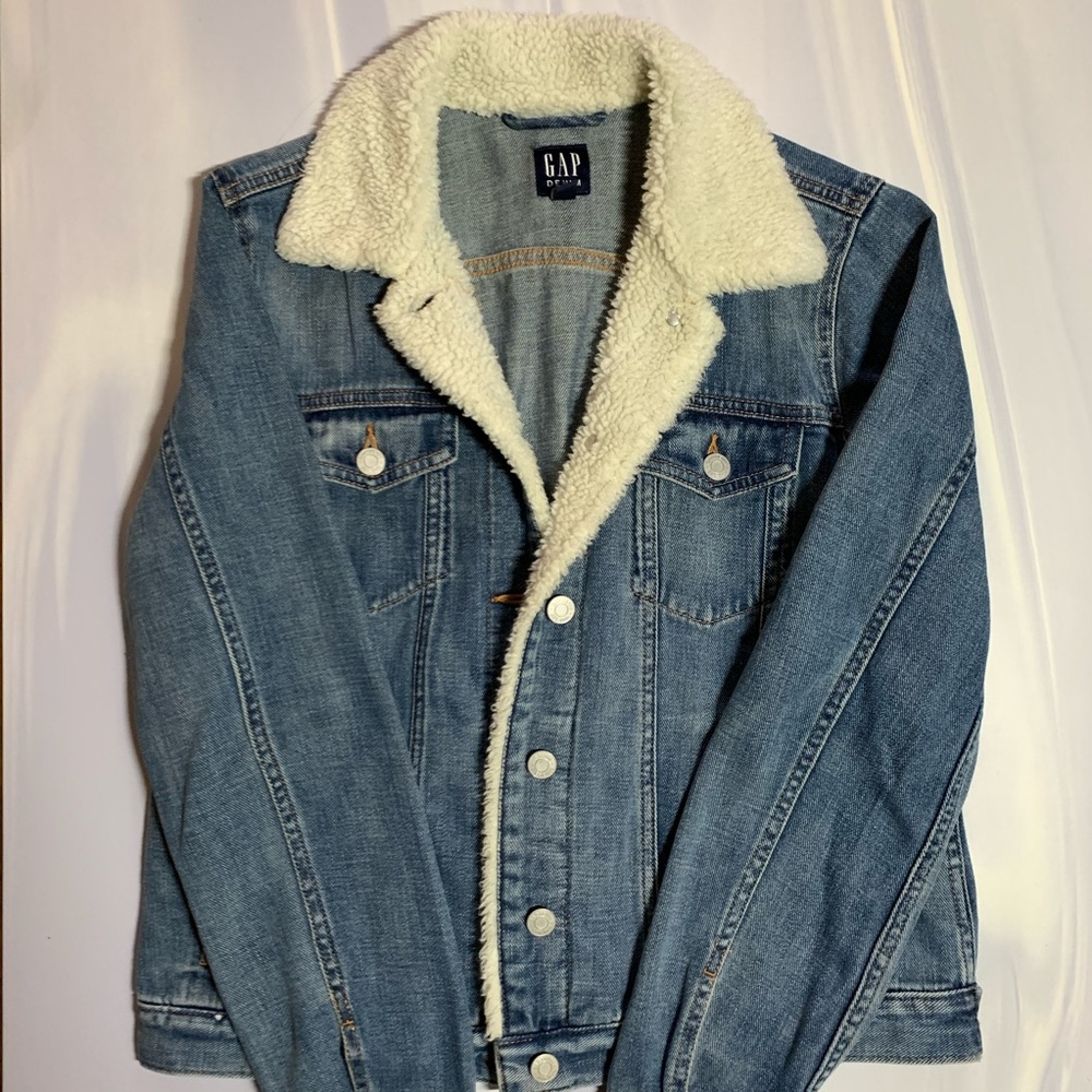Sherpa denim jacket